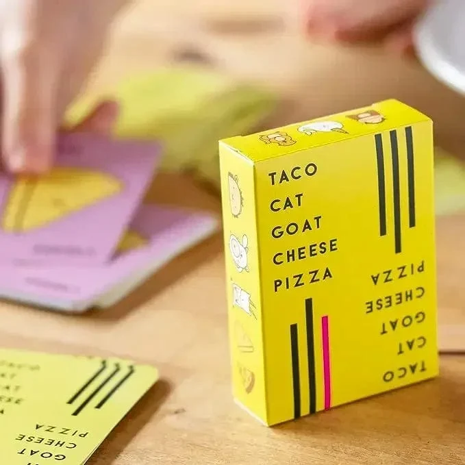 TC Cat Goat Chee Piza Spielkarten Weihnachtsmann Kekse Elfe Süßigkeiten Brettspiel Lustige Spiele für Paare 2-8 Personen Freunde Partyspiele