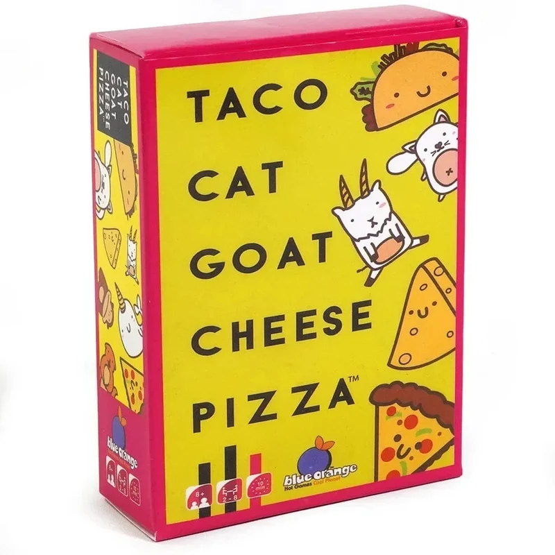 TC Cat Goat Chee Piza Spielkarten Weihnachtsmann Kekse Elfe Süßigkeiten Brettspiel Lustige Spiele für Paare 2-8 Personen Freunde Partyspiele