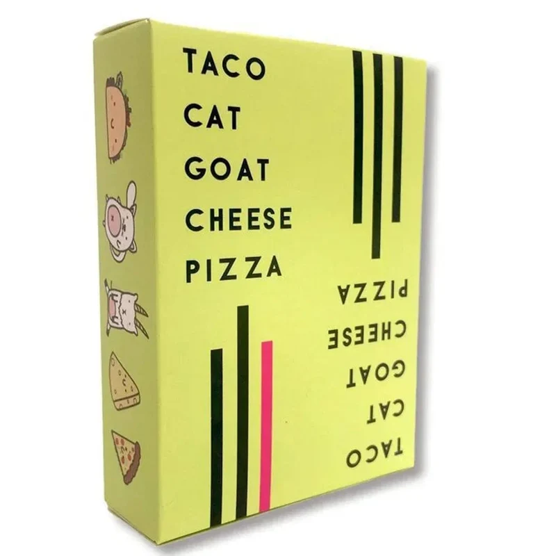 TC Cat Goat Chee Piza Spielkarten Weihnachtsmann Kekse Elfe Süßigkeiten Brettspiel Lustige Spiele für Paare 2-8 Personen Freunde Partyspiele