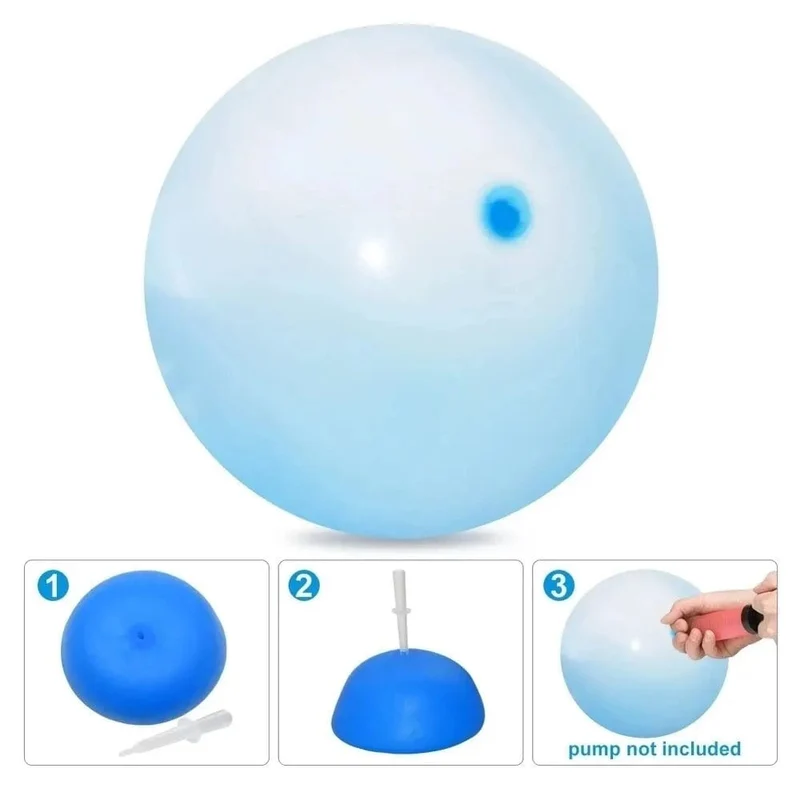 50CM Kinder Outdoor weicher aufblasbarer wassergefüllter Bubble Ball Spielzeug Party Spiele Spielzeug Spaß wiederverwendbare Wasserballons