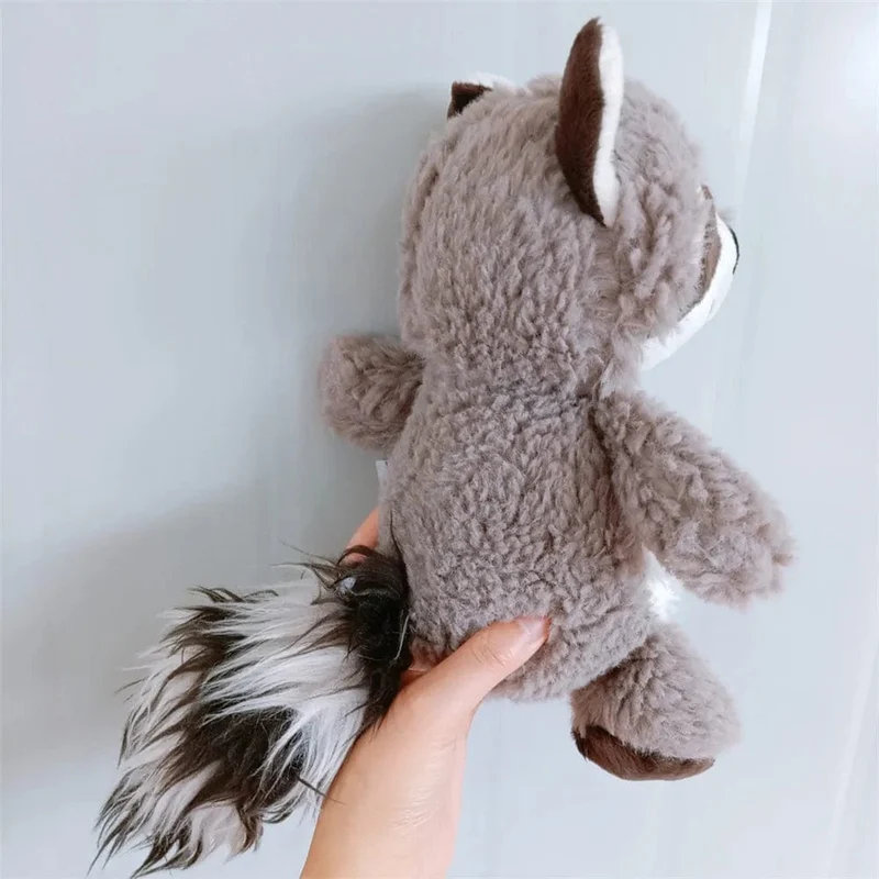 55cm Kawaii Waschbär Plüsch Spielzeug Schöne Waschbären Nette Weiche Kuscheltiere Puppe Kissen Für Mädchen Kinder Kinder Baby Geburtstag geschenk