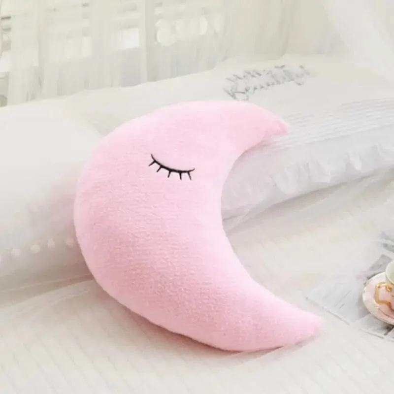 Neue Gefüllte Wolke Mond Sterne Regentropfen Plüsch Kissen Weiche Kissen Spielzeug Für Kinder Baby Kinder Mädchen Weihnachten Geschenk Zimmer Auto Dekor