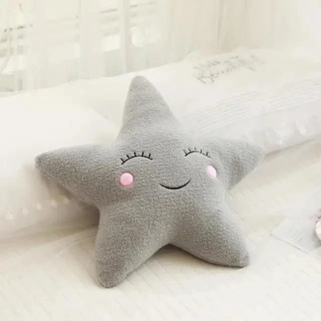 Neue Gefüllte Wolke Mond Sterne Regentropfen Plüsch Kissen Weiche Kissen Spielzeug Für Kinder Baby Kinder Mädchen Weihnachten Geschenk Zimmer Auto Dekor