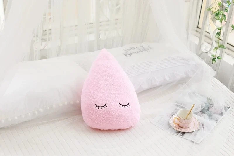 Neue Gefüllte Wolke Mond Sterne Regentropfen Plüsch Kissen Weiche Kissen Spielzeug Für Kinder Baby Kinder Mädchen Weihnachten Geschenk Zimmer Auto Dekor