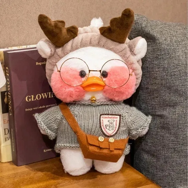 30 cm süßes Lalafanfan gelbe süße Enten gefülltes Stofftier Kawaii beruhigendes Spielzeug Tierpuppen Kissen für Mädchen Kinder Geburtstagsgeschenke