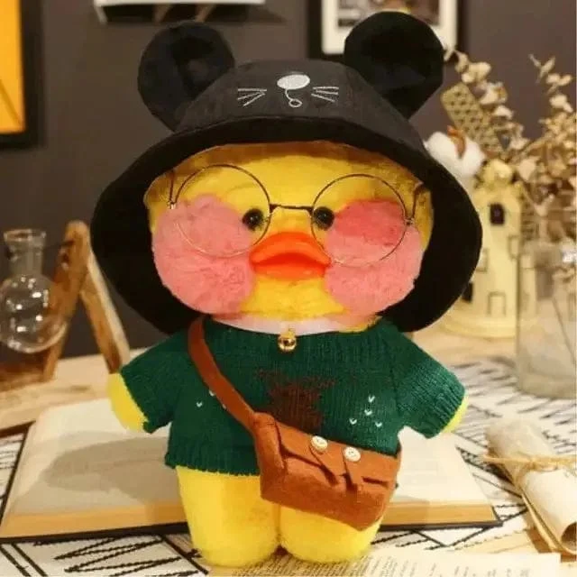 30 cm süßes Lalafanfan gelbe süße Enten gefülltes Stofftier Kawaii beruhigendes Spielzeug Tierpuppen Kissen für Mädchen Kinder Geburtstagsgeschenke