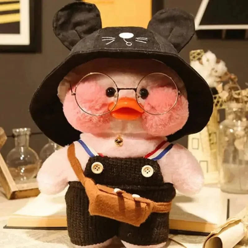 30 cm süßes Lalafanfan gelbe süße Enten gefülltes Stofftier Kawaii beruhigendes Spielzeug Tierpuppen Kissen für Mädchen Kinder Geburtstagsgeschenke