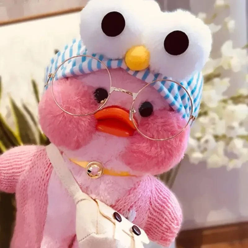 30 cm süßes Lalafanfan gelbe süße Enten gefülltes Stofftier Kawaii beruhigendes Spielzeug Tierpuppen Kissen für Mädchen Kinder Geburtstagsgeschenke