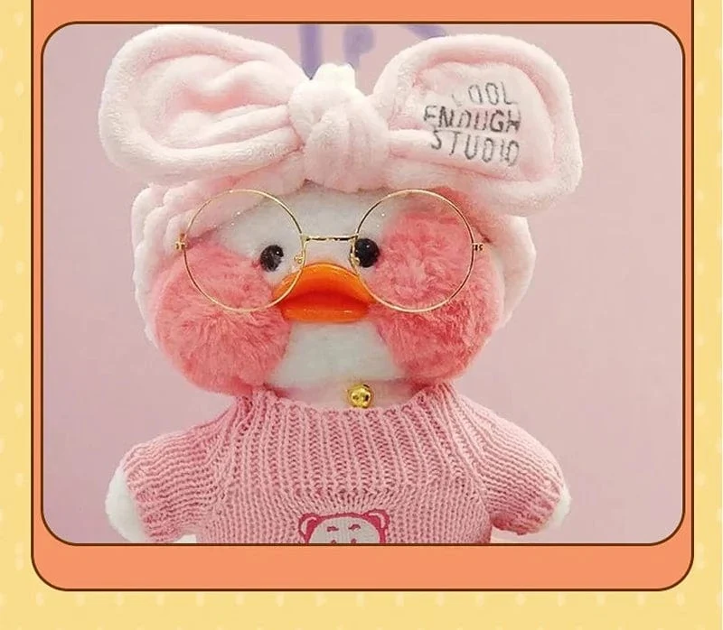 30 cm süßes Lalafanfan gelbe süße Enten gefülltes Stofftier Kawaii beruhigendes Spielzeug Tierpuppen Kissen für Mädchen Kinder Geburtstagsgeschenke