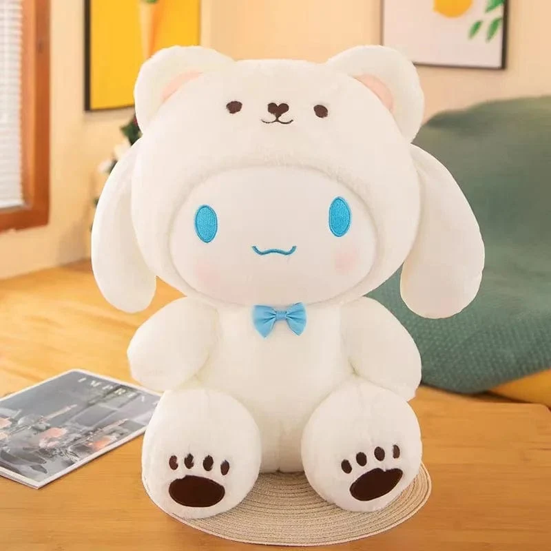 25 cm Sanrio Plüschtier Hello Kitty Cinnamonroll Pochacco Kuromi Plüschtier Gefüllte süße Cartoon-Puppe Geburtstag Weihnachtsgeschenk