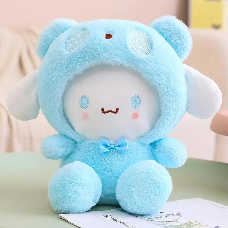 25 cm Sanrio Plüschtier Hello Kitty Cinnamonroll Pochacco Kuromi Plüschtier Gefüllte süße Cartoon-Puppe Geburtstag Weihnachtsgeschenk