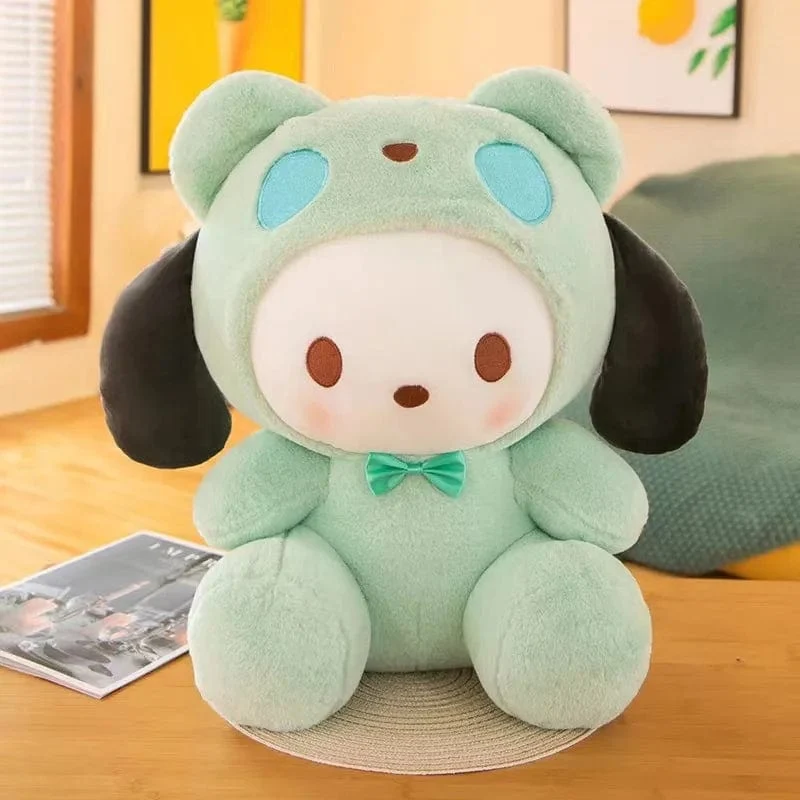 25 cm Sanrio Plüschtier Hello Kitty Cinnamonroll Pochacco Kuromi Plüschtier Gefüllte süße Cartoon-Puppe Geburtstag Weihnachtsgeschenk