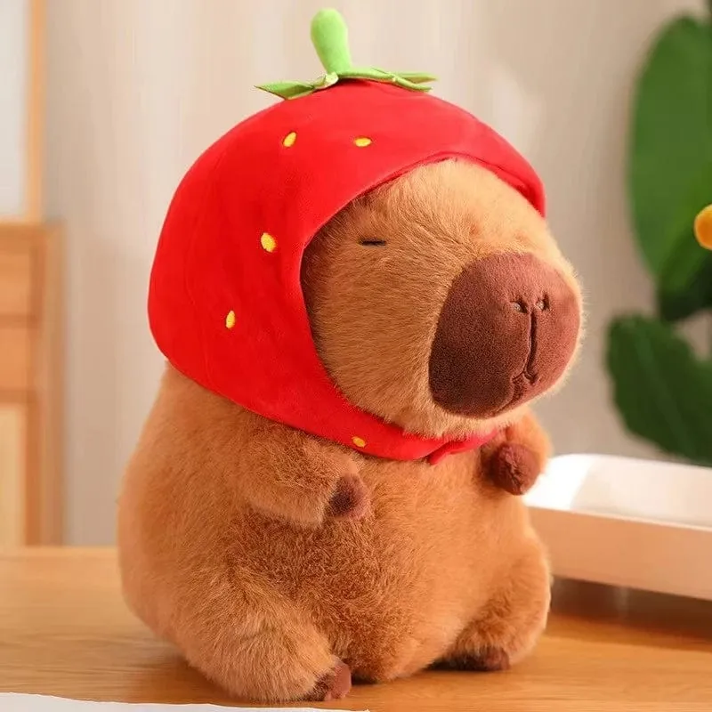 15-30cmCapybara Plüsch Simulation Capybara Anime Fluffty Spielzeug Süße Puppe Kuscheltiere Weiche Puppe Plüsch Weihnachten ThanksgivingGift