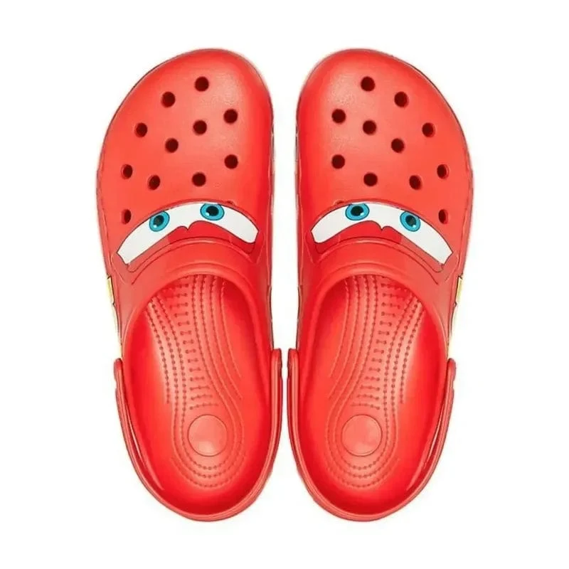 Disney Lightninged McQueens Pixar Cartoon Solide Wasserdichte Hausschuhe Outdoor Sandalen Casual Atmungsaktive Ankle-wrap Eva Schuhe Geschenk