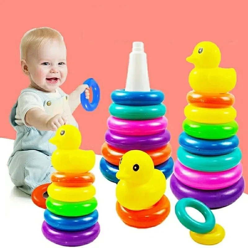Montessori Babyspielzeug Rolling Ball Tower Montessori Lernspiele für Babys Stapelbahn Babyentwicklungsspielzeug 1 2 3 Jahre
