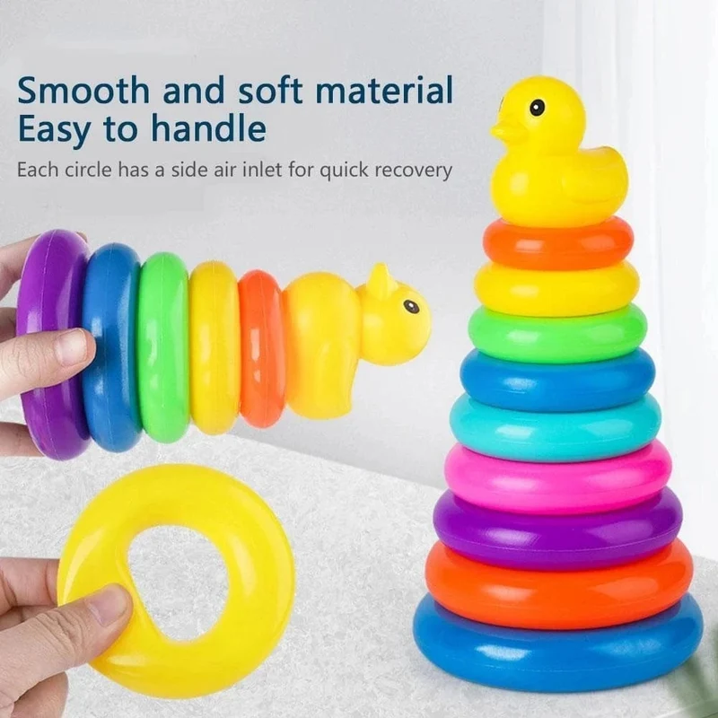 Montessori Babyspielzeug Rolling Ball Tower Montessori Lernspiele für Babys Stapelbahn Babyentwicklungsspielzeug 1 2 3 Jahre