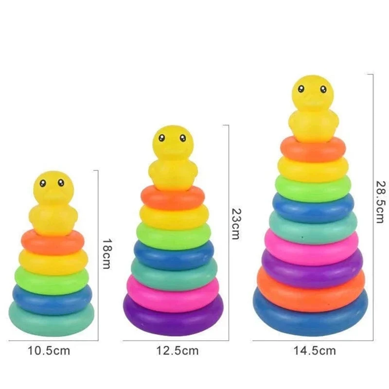 Montessori Babyspielzeug Rolling Ball Tower Montessori Lernspiele für Babys Stapelbahn Babyentwicklungsspielzeug 1 2 3 Jahre