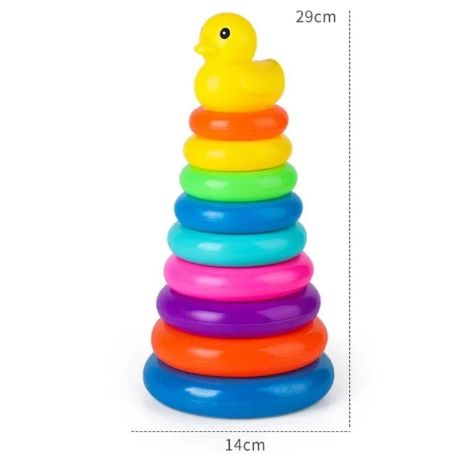 Montessori Babyspielzeug Rolling Ball Tower Montessori Lernspiele für Babys Stapelbahn Babyentwicklungsspielzeug 1 2 3 Jahre