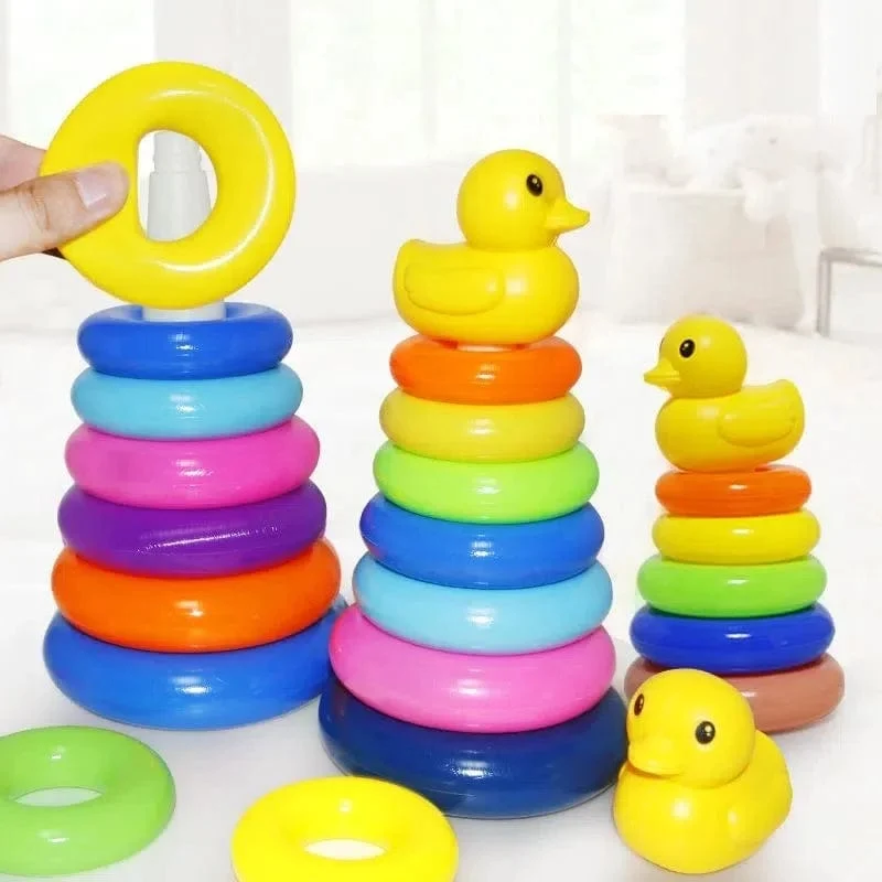 Montessori Babyspielzeug Rolling Ball Tower Montessori Lernspiele für Babys Stapelbahn Babyentwicklungsspielzeug 1 2 3 Jahre