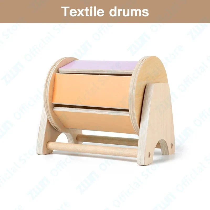 Montessori Holzspielzeug für Kleinkinder, Zielbox, Rolltrommel, Farbe, Form, Erkenntnis, Spiel, pädagogisches sensorisches Baby, Lehrmittel, Geschenke