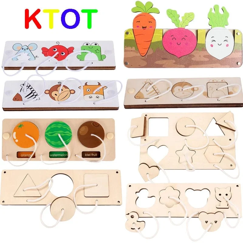 NEU Busy Board Montessori Frühpädagogisches Spielzeug Kognitives Training Kleinkinderfähigkeiten Lernen Holzspiel Busyboard DIY Zubehör