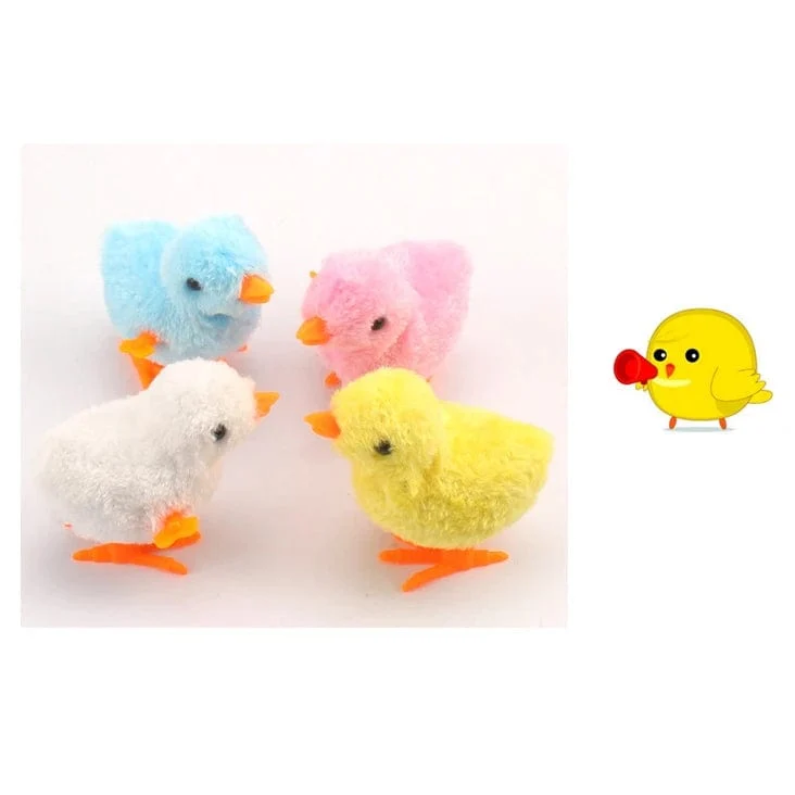 1 stücke Nette Wind Up Küken Plüsch Tiere Spielzeug Kinder Junge Mädchen Kuscheltiere Küken Uhrwerk Walking Spielzeug Kinder Spaß geschenke