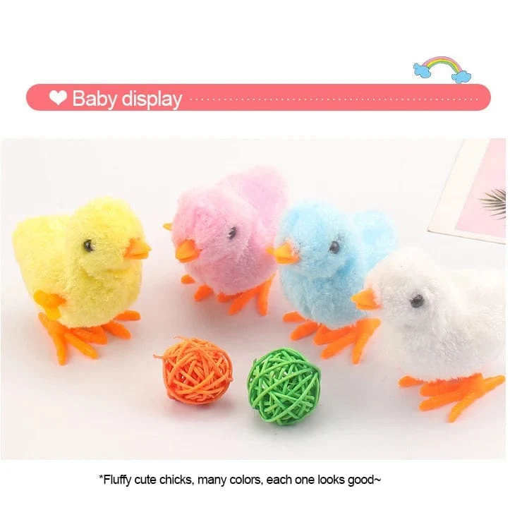 1 stücke Nette Wind Up Küken Plüsch Tiere Spielzeug Kinder Junge Mädchen Kuscheltiere Küken Uhrwerk Walking Spielzeug Kinder Spaß geschenke