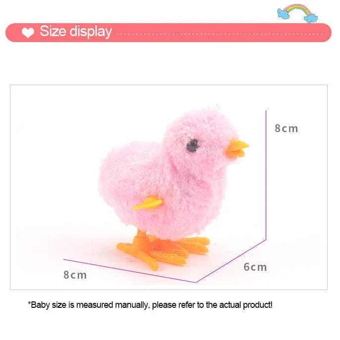 1 stücke Nette Wind Up Küken Plüsch Tiere Spielzeug Kinder Junge Mädchen Kuscheltiere Küken Uhrwerk Walking Spielzeug Kinder Spaß geschenke
