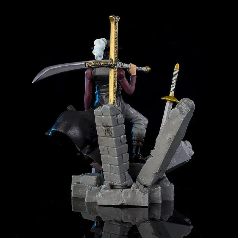 17CM ONE PIECE Anime Figuren Dracule Mihawk Top Decisive Battle Actionfigur PVC Modell Spielzeug Sammlung Ornamente Puppe Fans Geschenk