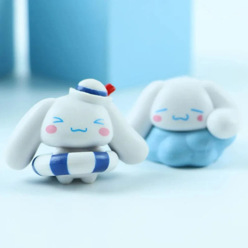 5 stücke Sanrio Cinnamoroll Spielzeug Action Anime Figuren Cinnamoroll Set Cartoon Kawaii Tabletop Dekoration Zimmer Ornament Kinder Geschenke