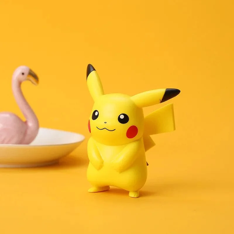 5-8cm Pokemon Anime Figur Pikachu Charmander Squirtle Bulbasaur Psyduck süße Puppe Haustier Aktion sammeln Modell Kinder Spielzeug Geschenk
