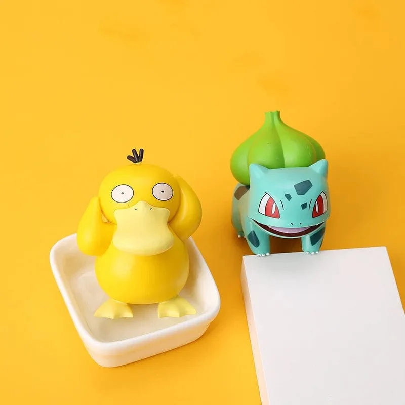 5-8cm Pokemon Anime Figur Pikachu Charmander Squirtle Bulbasaur Psyduck süße Puppe Haustier Aktion sammeln Modell Kinder Spielzeug Geschenk