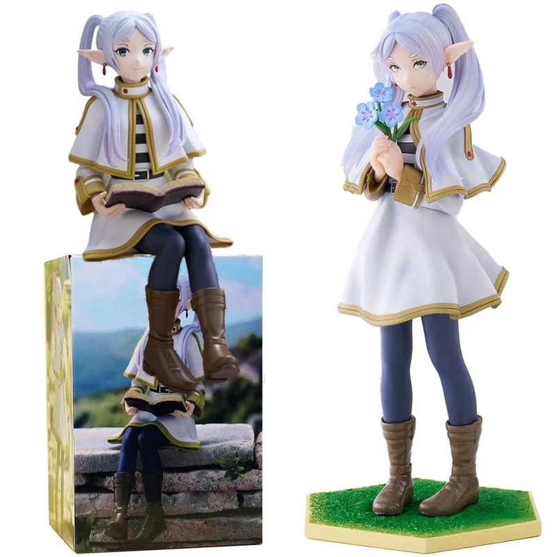 14cm Frieren: Beyond Journey's End Anime Figur Noodle Stopper Frieren Actionfigur Luminasta Frieren Figurensammlung Modell