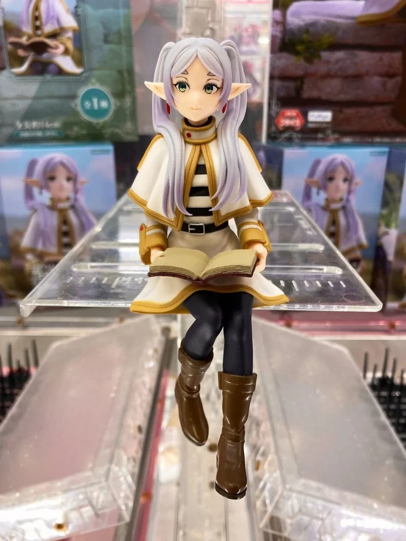 14cm Frieren: Beyond Journey's End Anime Figur Noodle Stopper Frieren Actionfigur Luminasta Frieren Figurensammlung Modell