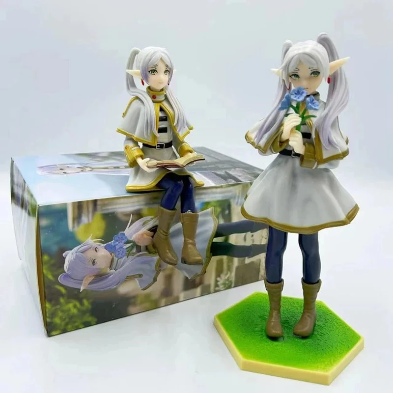 14cm Frieren: Beyond Journey's End Anime Figur Noodle Stopper Frieren Actionfigur Luminasta Frieren Figurensammlung Modell