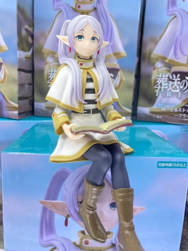 14cm Frieren: Beyond Journey's End Anime Figur Noodle Stopper Frieren Actionfigur Luminasta Frieren Figurensammlung Modell