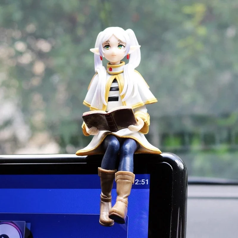 14cm Frieren: Beyond Journey's End Anime Figur Noodle Stopper Frieren Actionfigur Luminasta Frieren Figurensammlung Modell