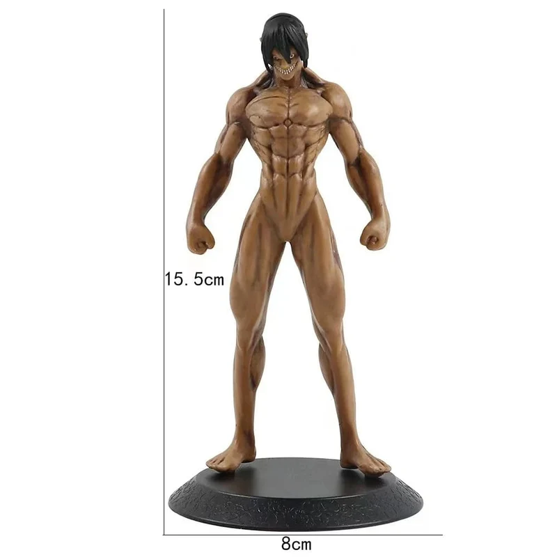 Angriff auf Titan Eren Jaeger Giant ver. Actionfigur Sammlermodell Puppenfigur Spielzeug für Kinder Weihnachtsgeschenk