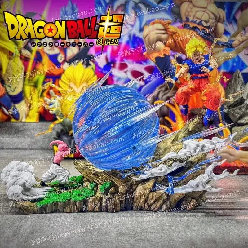 22 cm Anime Dragon Ball Z Majin Buu Vs Son Goku Figur Gk Statue Action-figuren Pvc Sammlung Modell Für Kinder geschenke Spielzeug