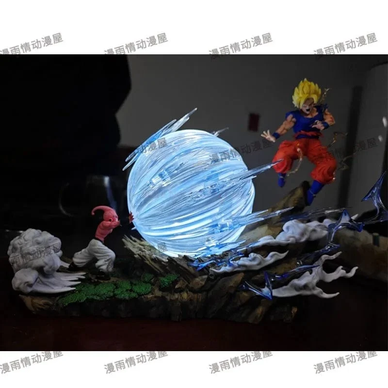 22 cm Anime Dragon Ball Z Majin Buu Vs Son Goku Figur Gk Statue Action-figuren Pvc Sammlung Modell Für Kinder geschenke Spielzeug