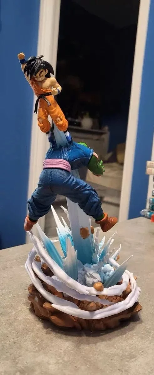 22 cm Anime Dragon Ball Z Majin Buu Vs Son Goku Figur Gk Statue Action-figuren Pvc Sammlung Modell Für Kinder geschenke Spielzeug