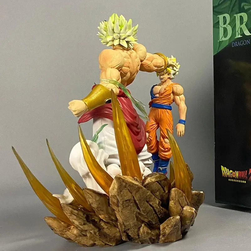 Anime Dragon Ball Broly Vs Son Goku Figur 20cm Gk PVC Actionfiguren Statue Sammlung Modell Spielzeug Geschenke