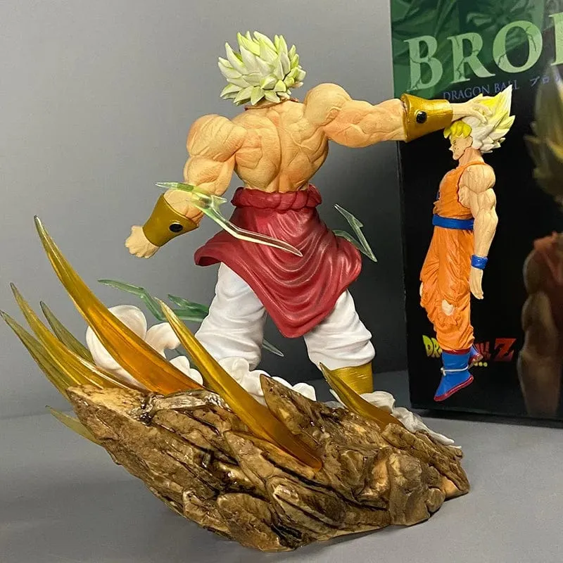 Anime Dragon Ball Broly Vs Son Goku Figur 20cm Gk PVC Actionfiguren Statue Sammlung Modell Spielzeug Geschenke