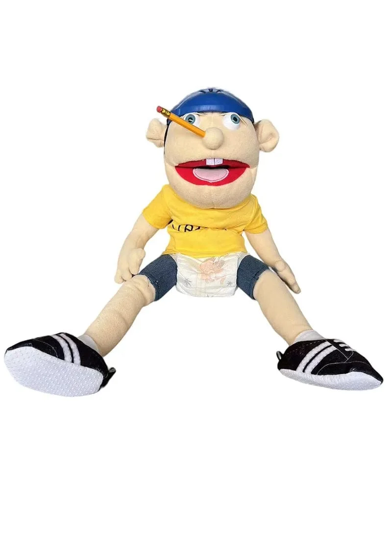 60 cm Jeffy Handpuppe Plüsch Kinder Weiche Puppe Talkshow Party Requisiten Weihnachten Puppe Plüschtiere Puppe Kinder Geschenk