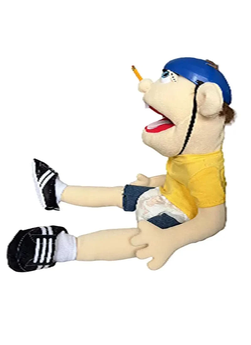 60 cm Jeffy Handpuppe Plüsch Kinder Weiche Puppe Talkshow Party Requisiten Weihnachten Puppe Plüschtiere Puppe Kinder Geschenk
