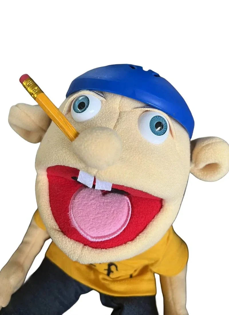 60 cm Jeffy Handpuppe Plüsch Kinder Weiche Puppe Talkshow Party Requisiten Weihnachten Puppe Plüschtiere Puppe Kinder Geschenk