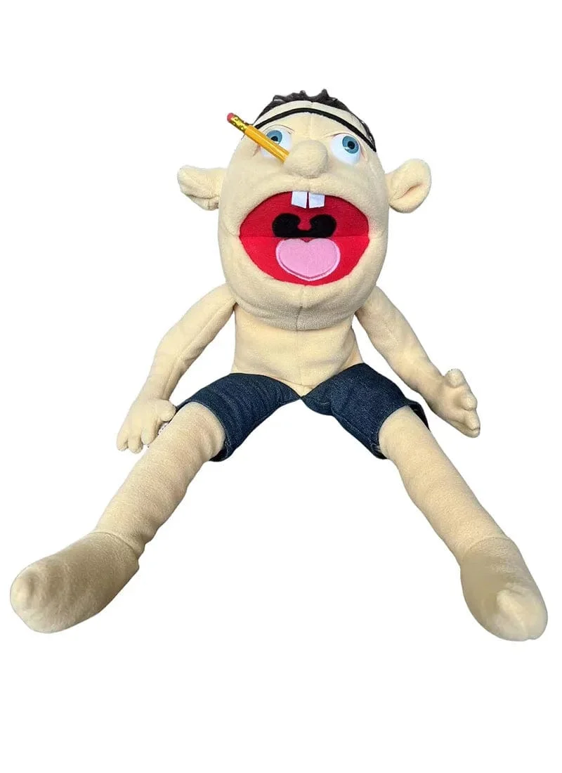 60 cm Jeffy Handpuppe Plüsch Kinder Weiche Puppe Talkshow Party Requisiten Weihnachten Puppe Plüschtiere Puppe Kinder Geschenk