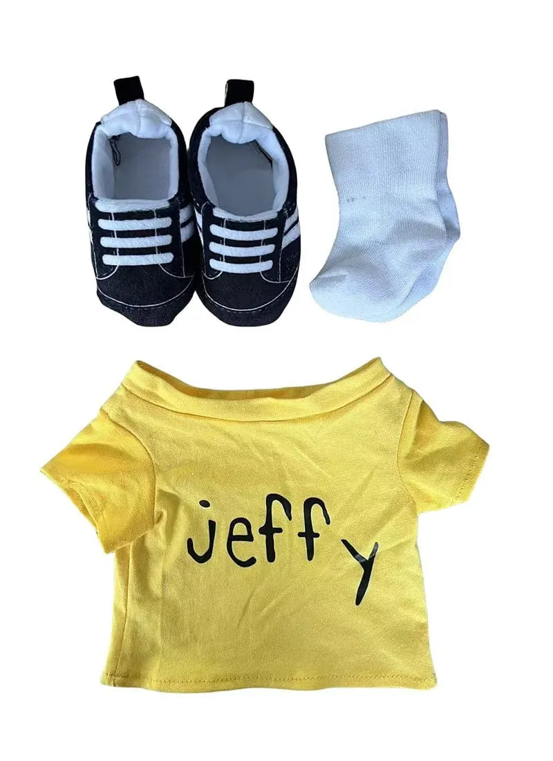 60 cm Jeffy Handpuppe Plüsch Kinder Weiche Puppe Talkshow Party Requisiten Weihnachten Puppe Plüschtiere Puppe Kinder Geschenk