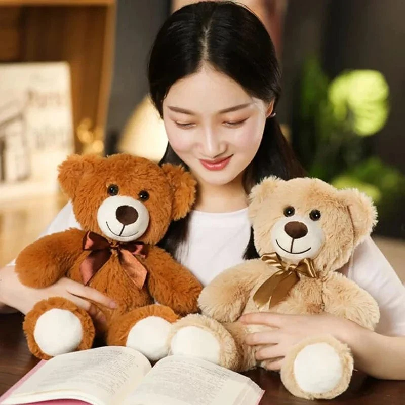 Neue heiße Weihnachtsbär schöne Teddybär Plüschtiere gefüllte süße Bär Puppe Jungen & Mädchen Valentinstag Geschenk Kinder Baby Weihnachtsgeschenk