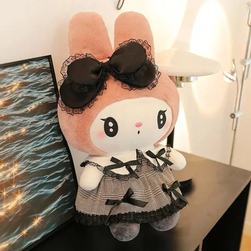 Großes Plüsch-Kuromi-Melodie-Cinnamoroll-Spielzeug, Kissen, Anime-Plüschpuppen, Anime-Sofakissen, Mädchenzimmer-Dekoration, Weihnachtsgeschenk